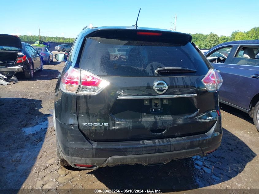 2016 Nissan Rogue S VIN: JN8AT2MV6GW136304 Lot: 39423256