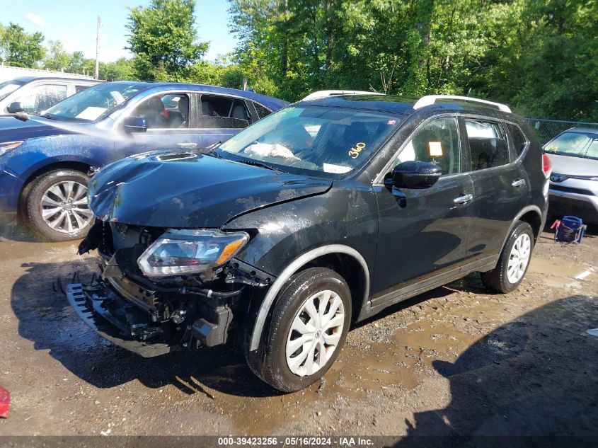 2016 Nissan Rogue S VIN: JN8AT2MV6GW136304 Lot: 39423256