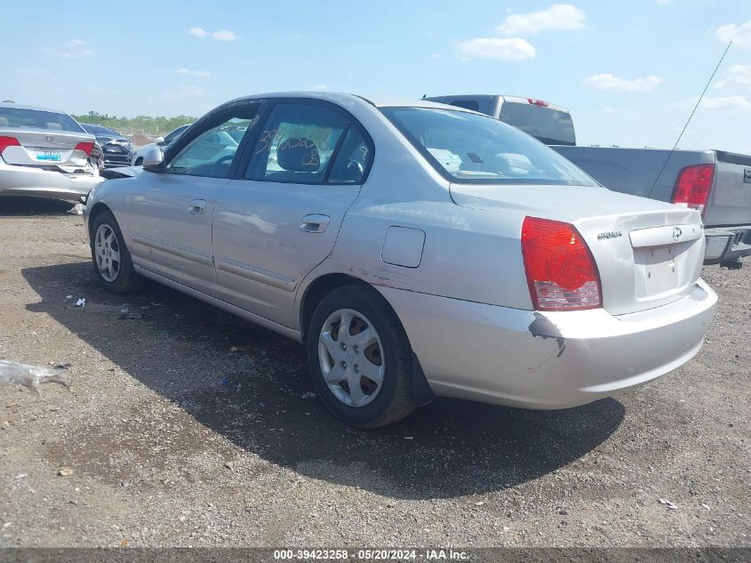 2005 Hyundai Elantra Gls/Gt VIN: KMHDN46DX5U982152 Lot: 39423258