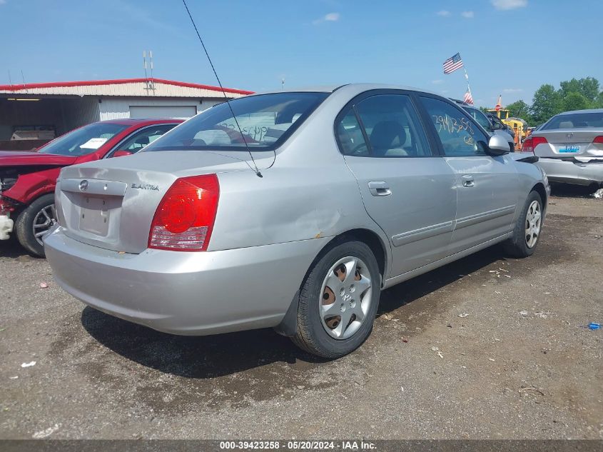 2005 Hyundai Elantra Gls/Gt VIN: KMHDN46DX5U982152 Lot: 39423258