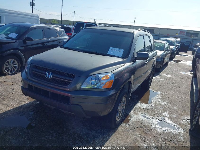 2004 Honda Pilot Ex VIN: 2HKYF18694H615154 Lot: 39423268