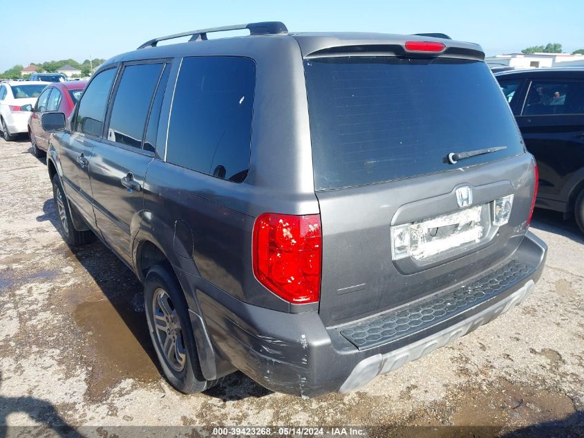 2004 Honda Pilot Ex VIN: 2HKYF18694H615154 Lot: 39423268