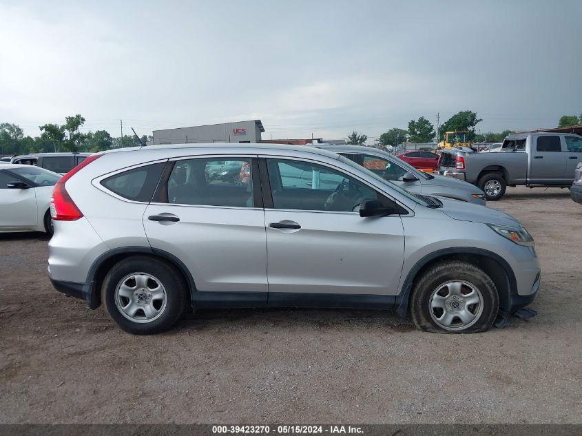 2016 Honda Cr-V Lx VIN: 3CZRM3H31GG709922 Lot: 39423270