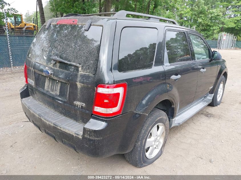 2008 Ford Escape Xlt VIN: 1FMCU93158KA49572 Lot: 39423272