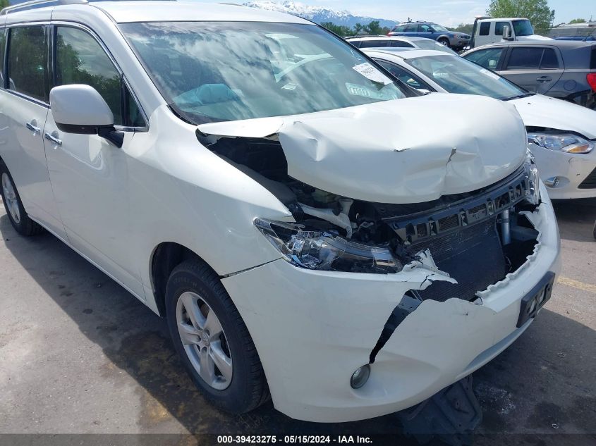 2017 Nissan Quest S/Sv/Sl/Platinum VIN: JN8AE2KP8H9168041 Lot: 39423275