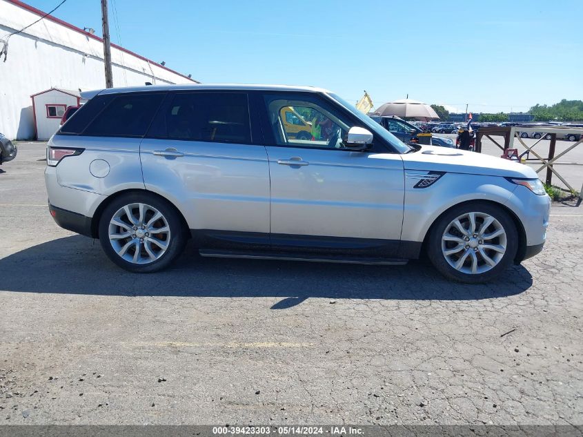 2015 Land Rover Range Rover Sport 3.0L V6 Supercharged Hse VIN: SALWR2VF8FA629588 Lot: 39423303