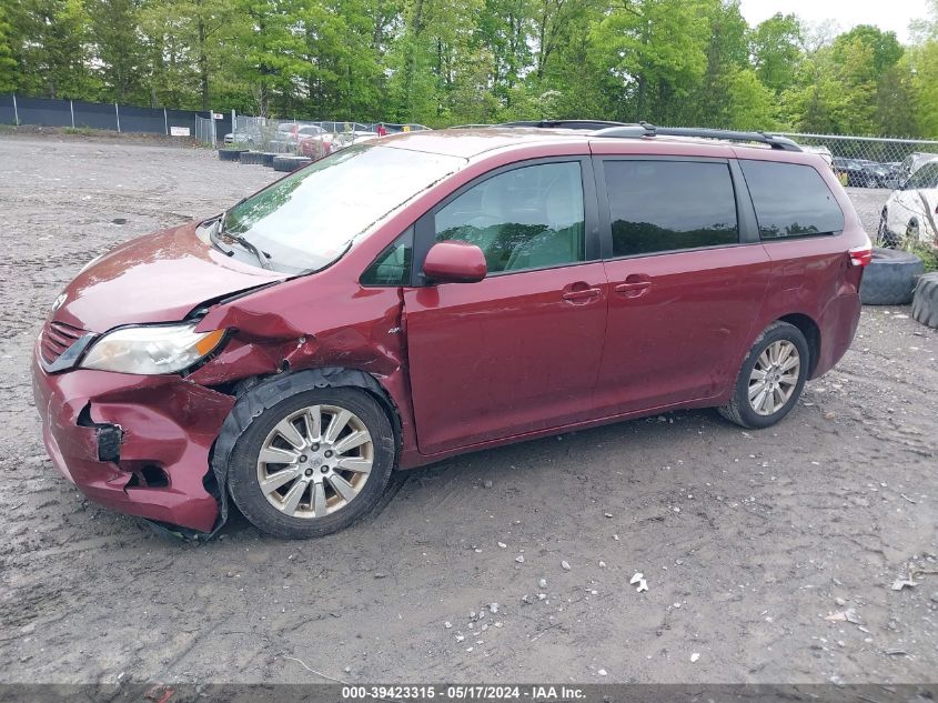 2016 Toyota Sienna Le 7 Passenger VIN: 5TDJK3DC3GS134559 Lot: 39423315