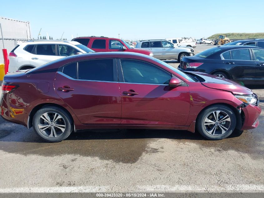 2021 Nissan Sentra Sv Xtronic Cvt VIN: 3N1AB8CV5MY309417 Lot: 39423320