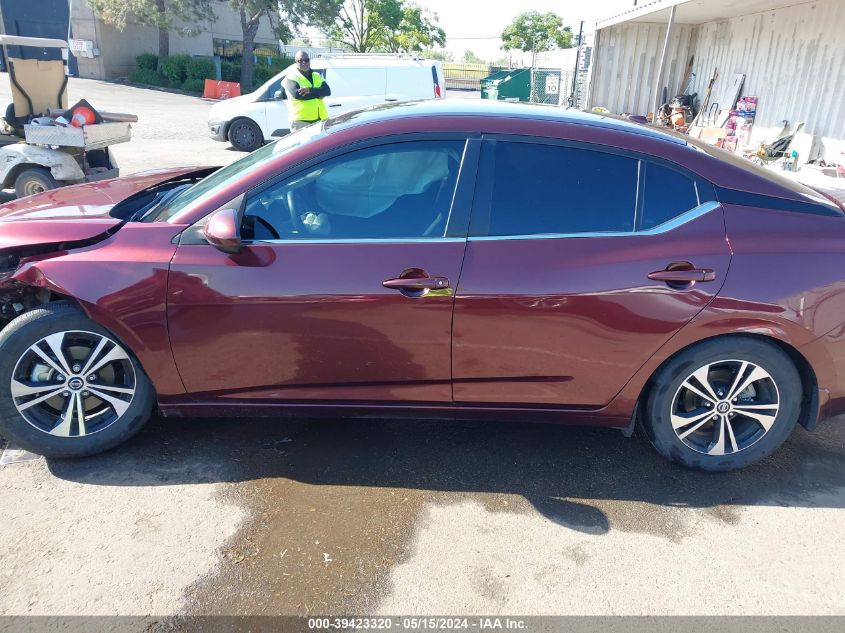 2021 Nissan Sentra Sv Xtronic Cvt VIN: 3N1AB8CV5MY309417 Lot: 39423320