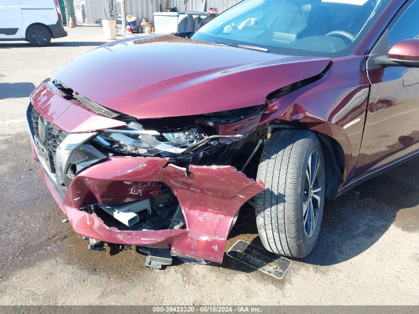 2021 Nissan Sentra Sv Xtronic Cvt VIN: 3N1AB8CV5MY309417 Lot: 39423320