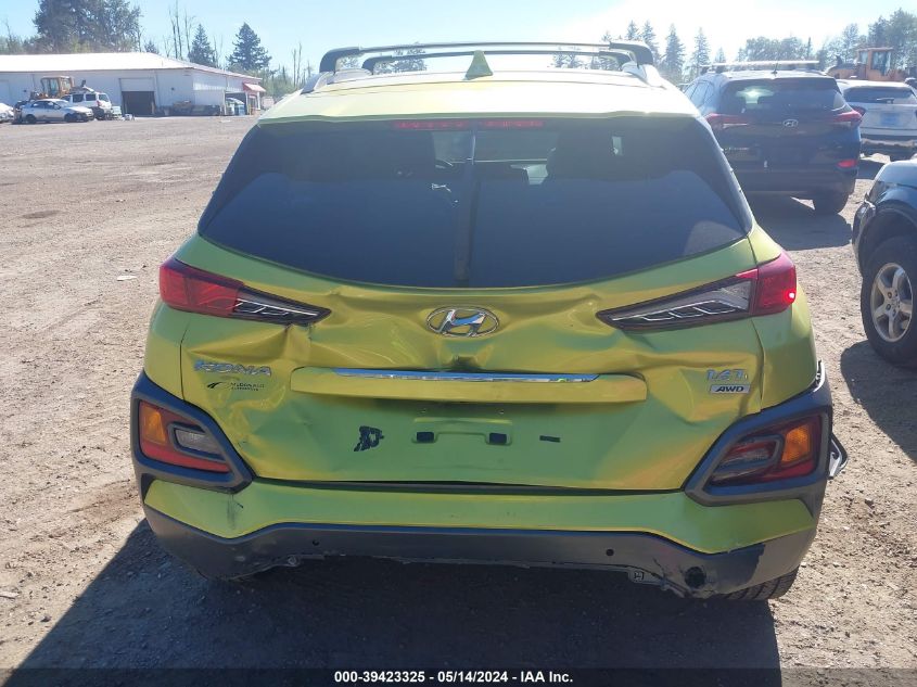 2020 Hyundai Kona Ultimate VIN: KM8K5CA57LU558376 Lot: 39423325
