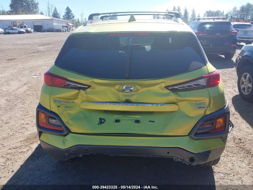 2020 Hyundai Kona Ultimate VIN: KM8K5CA57LU558376 Lot: 39423325