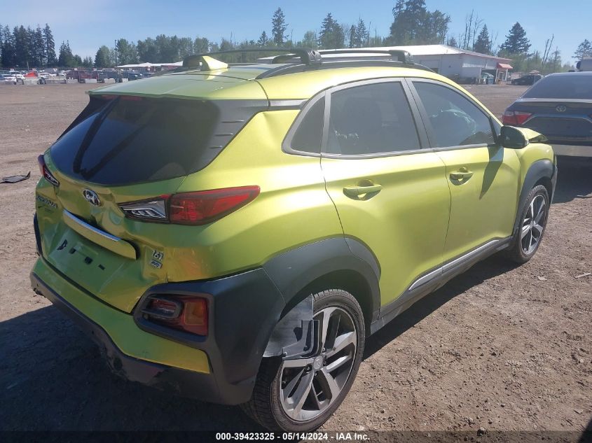 2020 Hyundai Kona Ultimate VIN: KM8K5CA57LU558376 Lot: 39423325