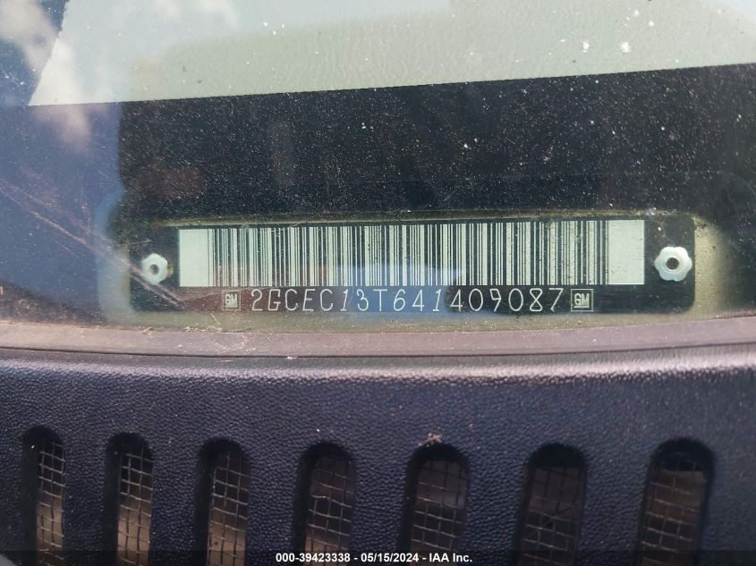 2004 Chevrolet Silverado 1500 Ls VIN: 2GCEC13T641409087 Lot: 39423338