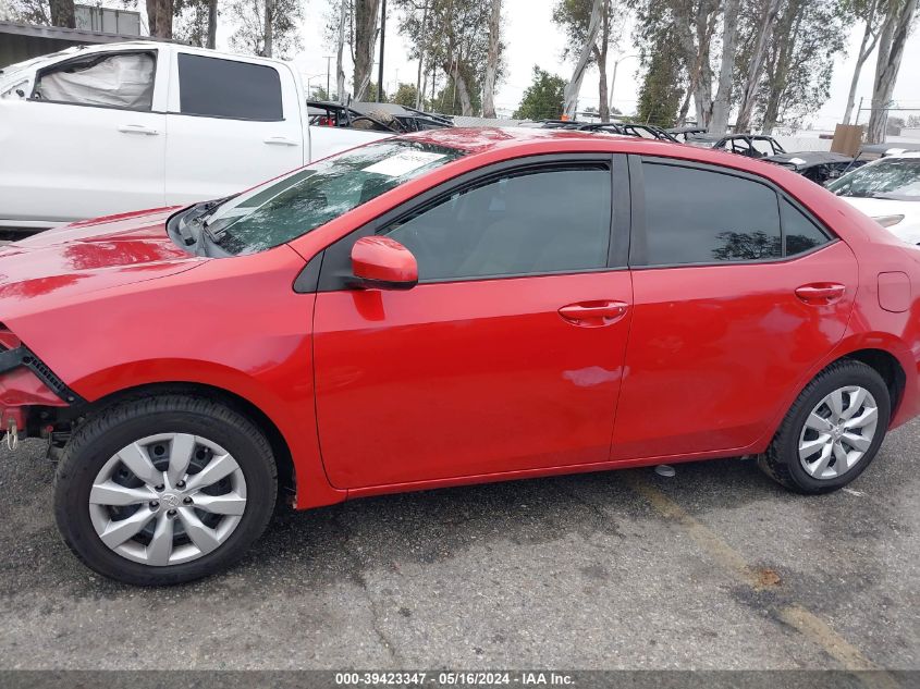 2015 Toyota Corolla Le VIN: 5YFBURHE9FP272563 Lot: 39423347