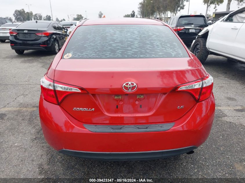 2015 Toyota Corolla Le VIN: 5YFBURHE9FP272563 Lot: 39423347