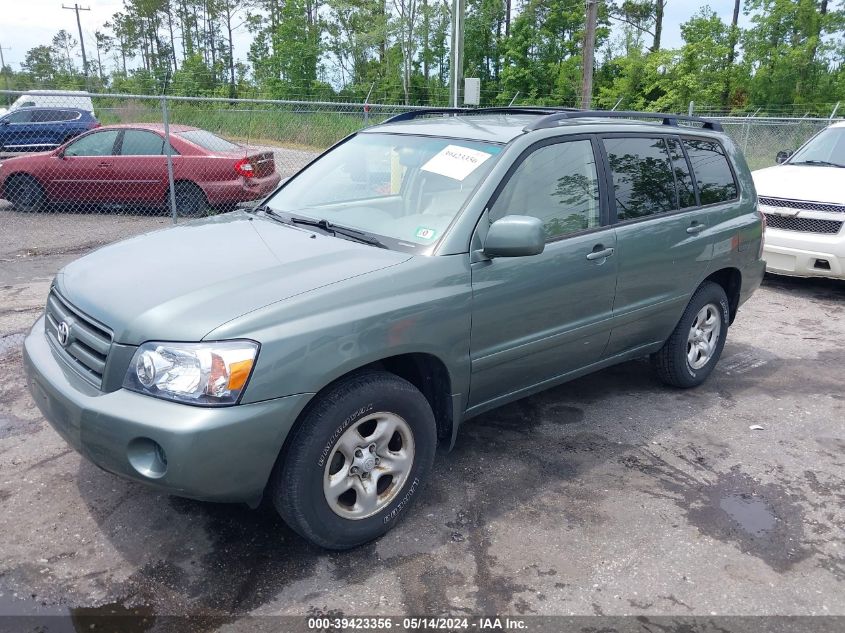 2004 Toyota Highlander VIN: JTEGD21AX40096369 Lot: 39423356