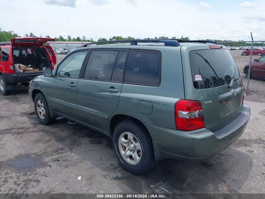 2004 Toyota Highlander VIN: JTEGD21AX40096369 Lot: 39423356