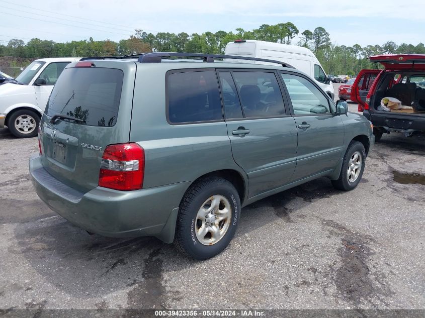 2004 Toyota Highlander VIN: JTEGD21AX40096369 Lot: 39423356