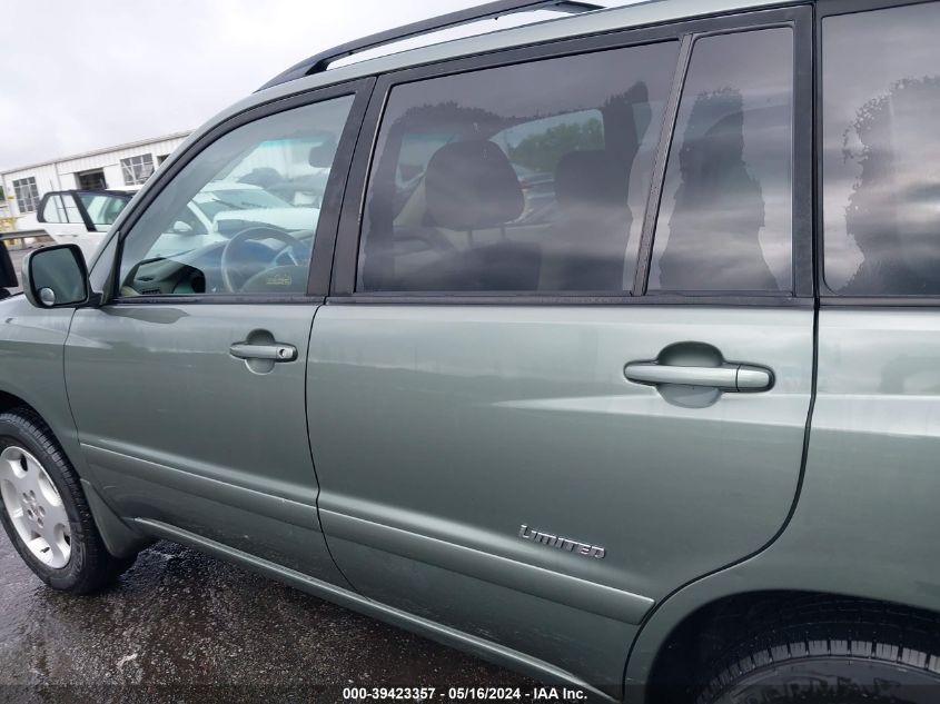 2007 Toyota Highlander Limited V6 VIN: JTEEP21A470226939 Lot: 39423357