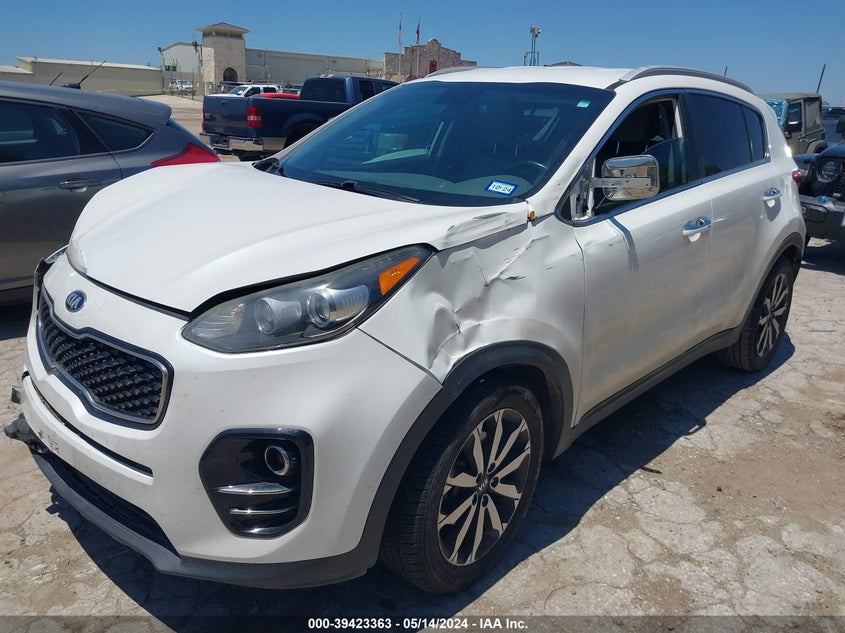 VIN KNDPN3AC4H7049408 2017 KIA SPORTAGE EX
