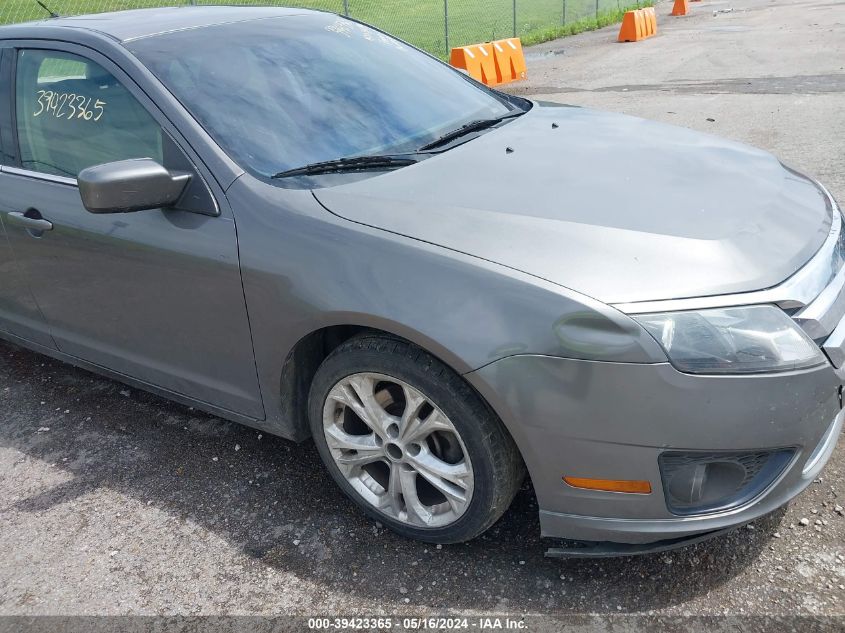 2012 Ford Fusion Se VIN: 3FAHP0HA9CR186594 Lot: 39423365