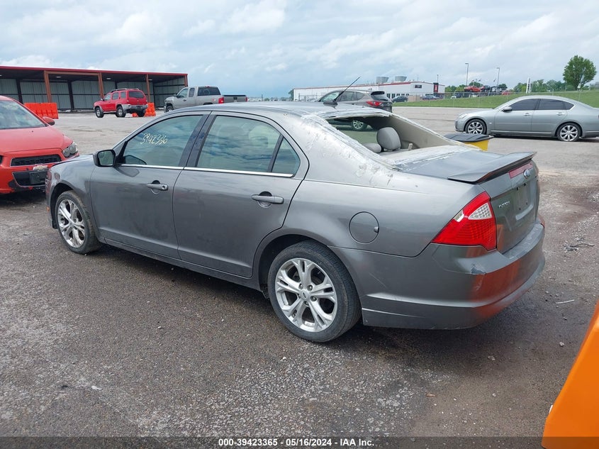 2012 FORD FUSION VIN: 3FAHP0HA9CR186594