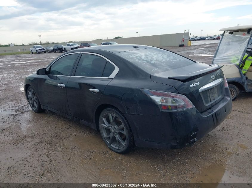 2013 Nissan Maxima 3.5 Sv VIN: 1N4AA5AP9DC844171 Lot: 39423367