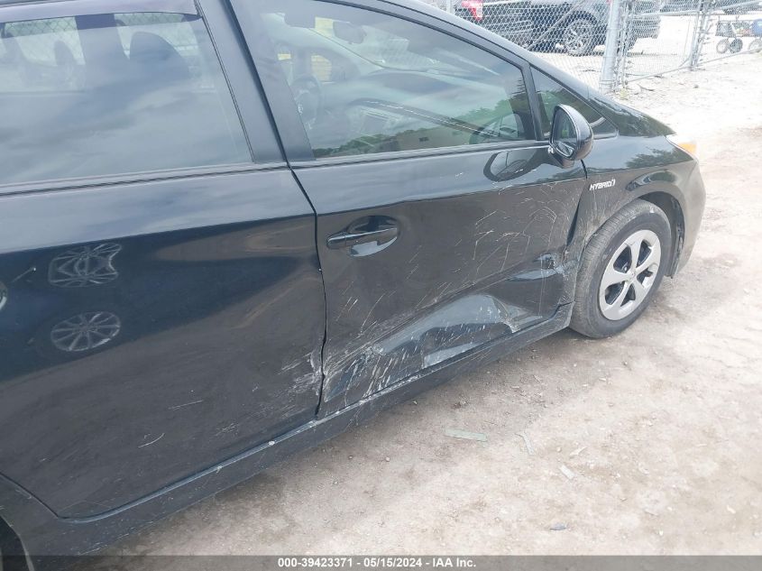 2013 Toyota Prius Two VIN: JTDKN3DU9D5557054 Lot: 39423371