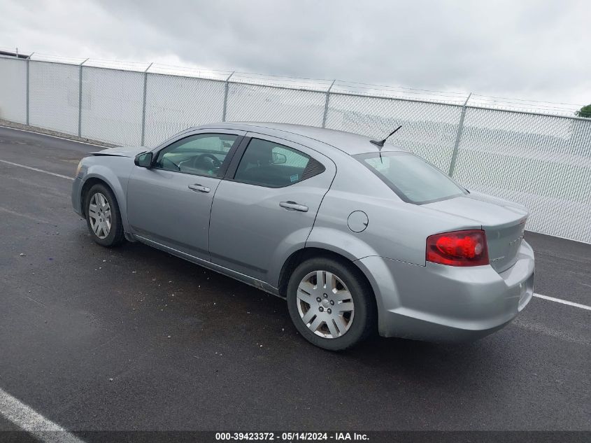 2014 Dodge Avenger Se VIN: 1C3CDZAB0EN145883 Lot: 39423372