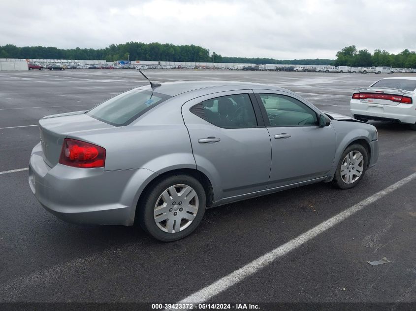 2014 Dodge Avenger Se VIN: 1C3CDZAB0EN145883 Lot: 39423372