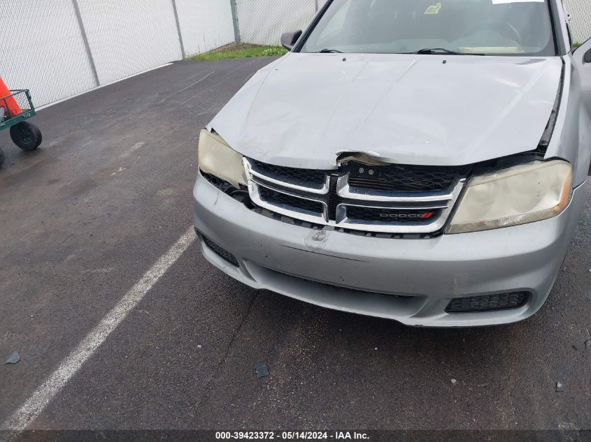 2014 Dodge Avenger Se VIN: 1C3CDZAB0EN145883 Lot: 39423372