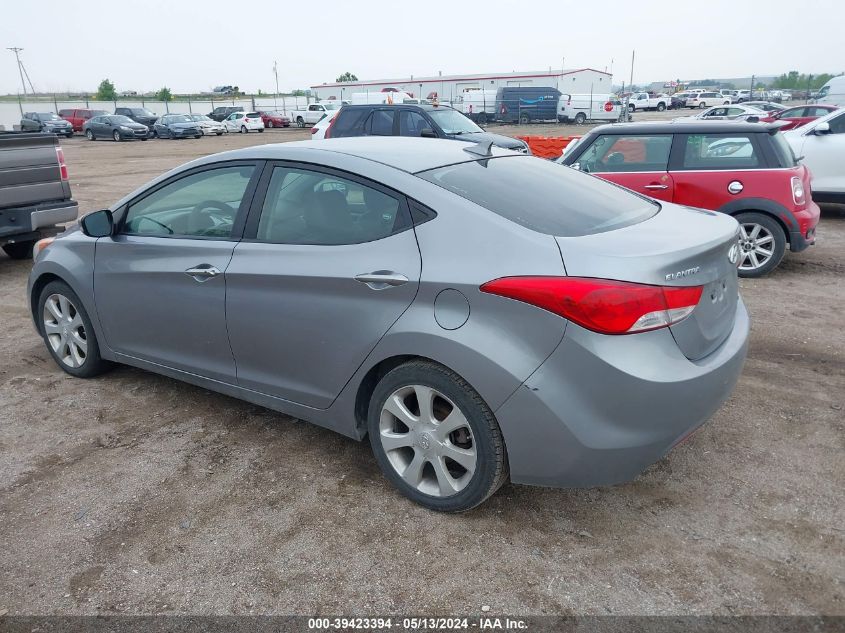 2013 Hyundai Elantra Limited VIN: KMHDH4AE3DU520229 Lot: 39423394