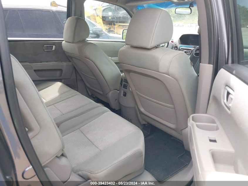 2014 Honda Pilot Lx VIN: 5FNYF4H29EB054730 Lot: 39423402