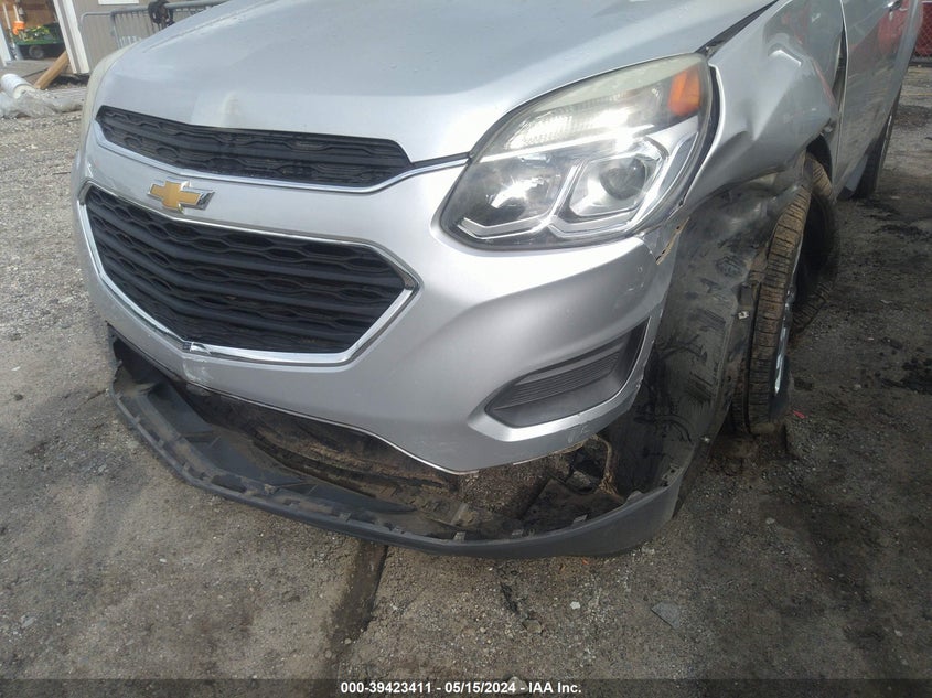 VIN 2GNALBEK6H1582467 2017 CHEVROLET EQUINOX LS