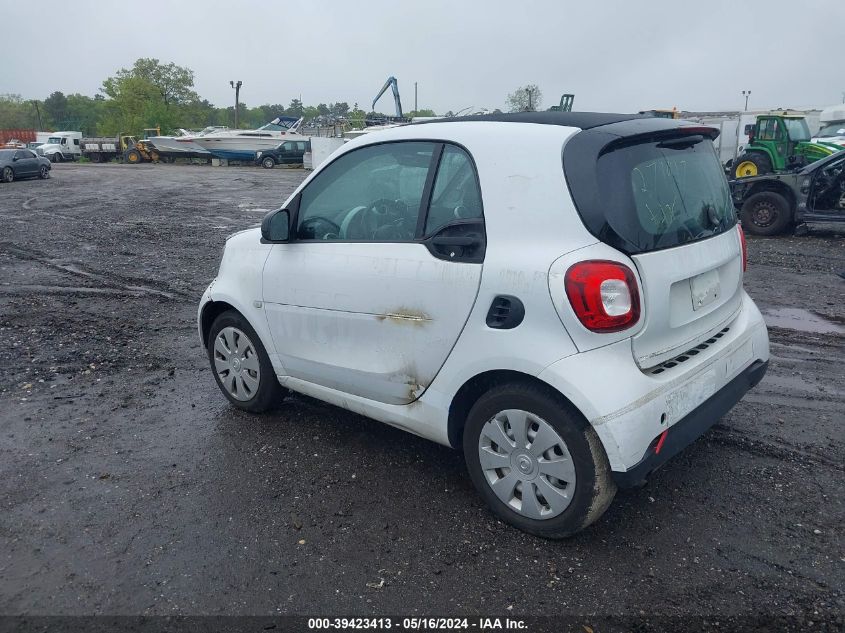 VIN WMEFJ5DA4HK168684 2017 SMART FORTWO