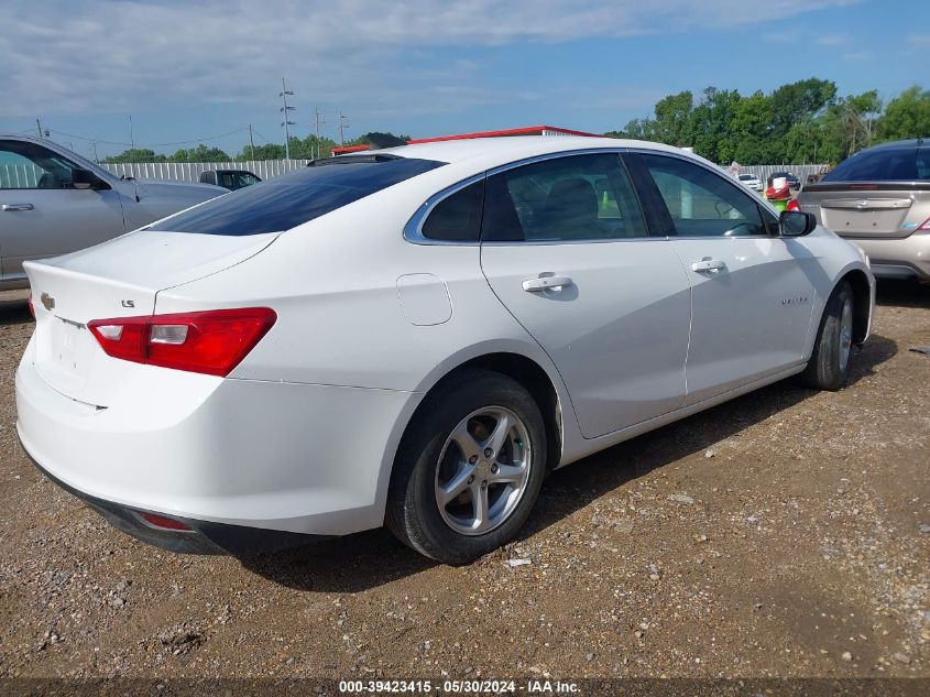 2016 Chevrolet Malibu Ls VIN: 1G1ZB5ST6GF191378 Lot: 39423415