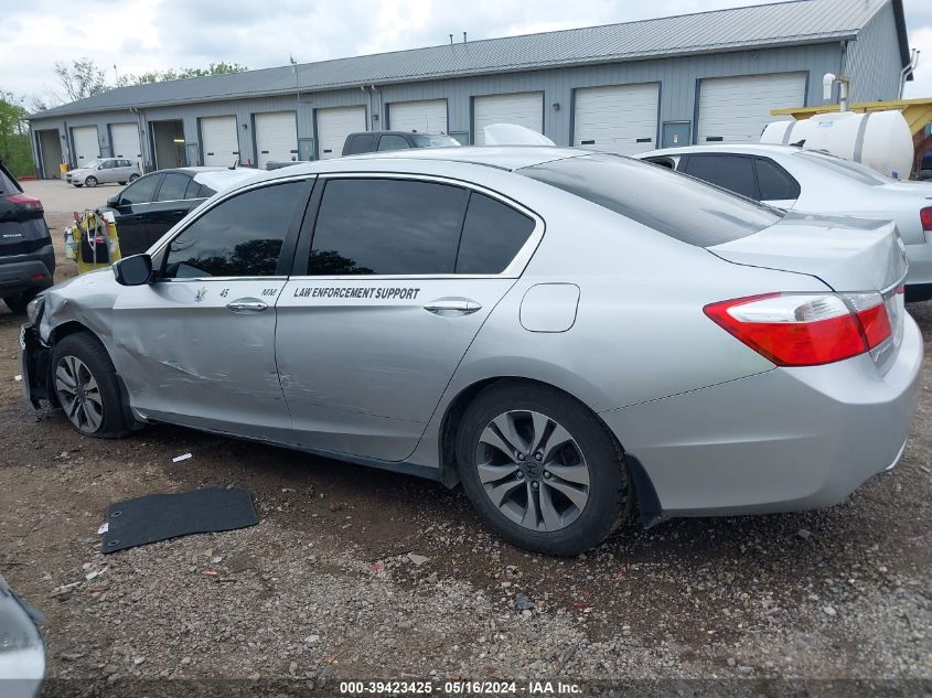 2014 Honda Accord Lx VIN: 1HGCR2E32EA223810 Lot: 39423425