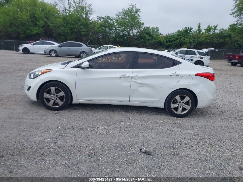 2011 Hyundai Elantra Gls VIN: 5NPDH4AEXBH004378 Lot: 39423427