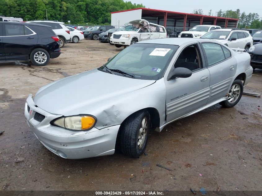 2003 Pontiac Grand Am Se1 VIN: 1G2NF52E33C237227 Lot: 39423429