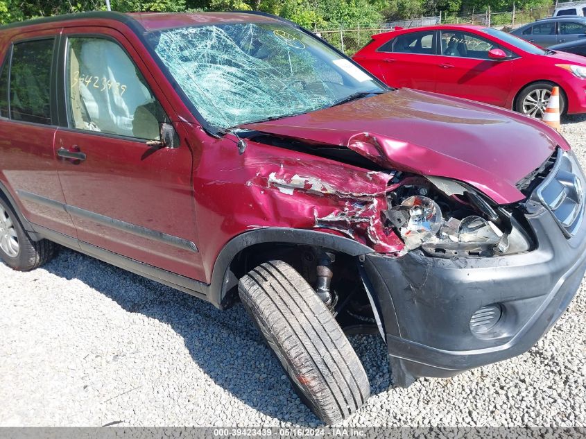 2006 Honda Cr-V Ex VIN: SHSRD78806U405552 Lot: 39423439