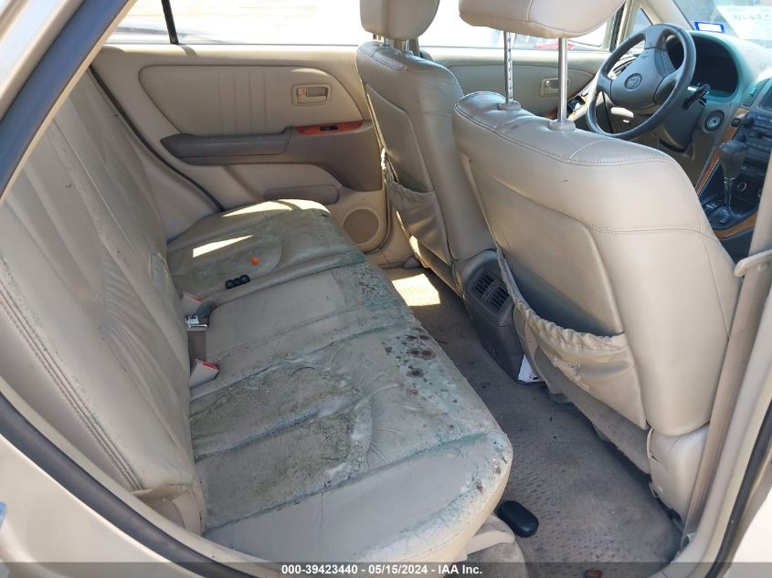 1999 Lexus Rx 300 VIN: JT6HF10U8X0090025 Lot: 39423440