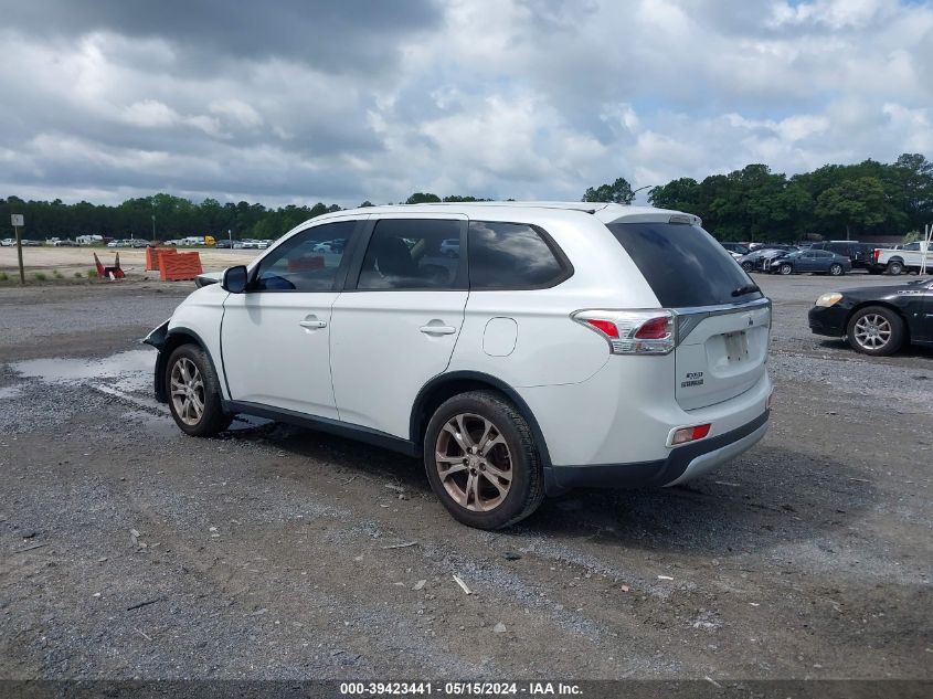 2015 Mitsubishi Outlander Se VIN: JA4AD3A36FZ002837 Lot: 39423441