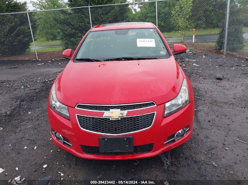 2012 Chevrolet Cruze 1Lt VIN: 1G1PF5SC2C7342930 Lot: 39423442