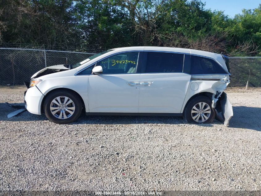 2015 Honda Odyssey Ex-L VIN: 5FNRL5H64FB109088 Lot: 39423446