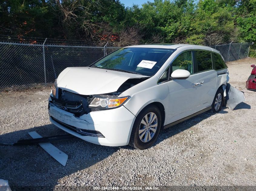 2015 Honda Odyssey Ex-L VIN: 5FNRL5H64FB109088 Lot: 39423446