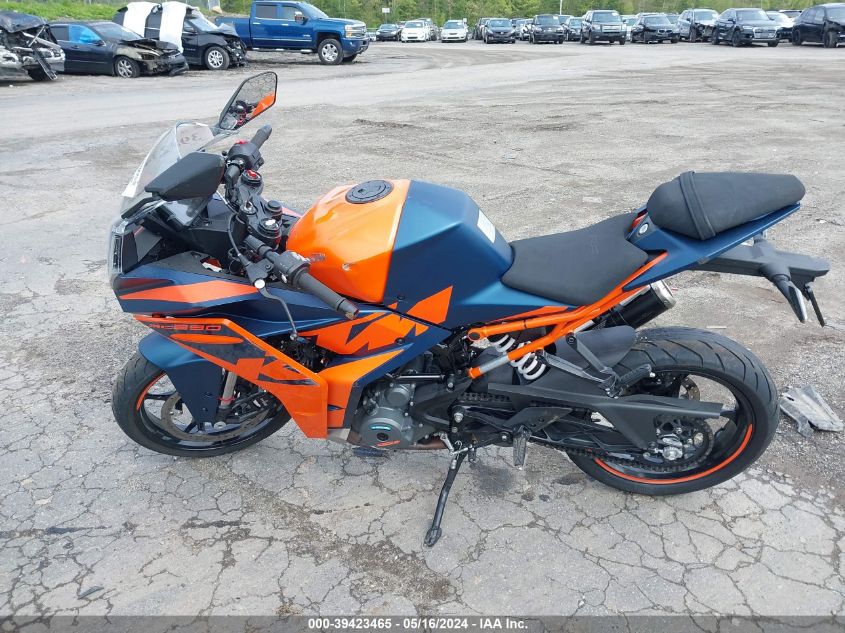 2022 Ktm 390 Rc VIN: MD2JYJ404NC214776 Lot: 39423465