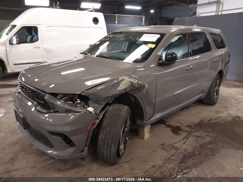 2021 Dodge Durango Gt Awd VIN: 1C4RDJDG7MC759225 Lot: 39423473