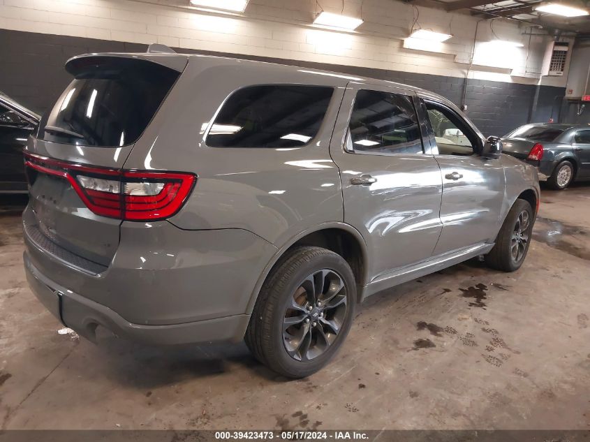 2021 Dodge Durango Gt Awd VIN: 1C4RDJDG7MC759225 Lot: 39423473