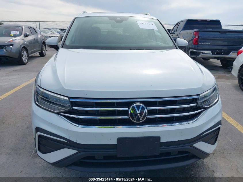 2022 Volkswagen Tiguan 2.0T Se VIN: 3VV3B7AX6NM145903 Lot: 39423474